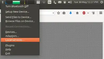 applet menu