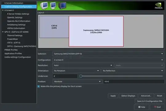 Nvidia config