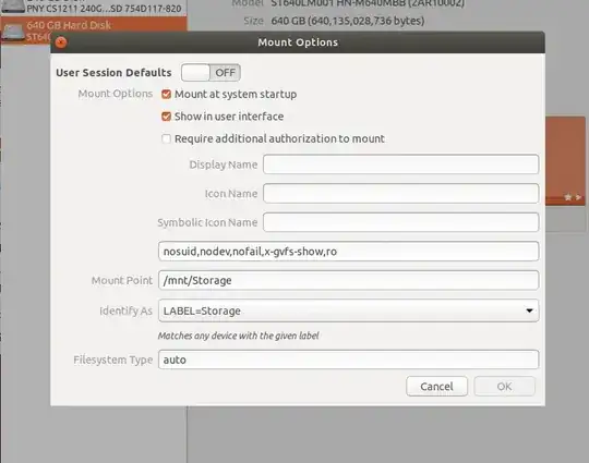 gnome-disks menu
