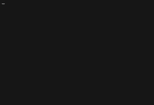 black screen with a blinking cursor