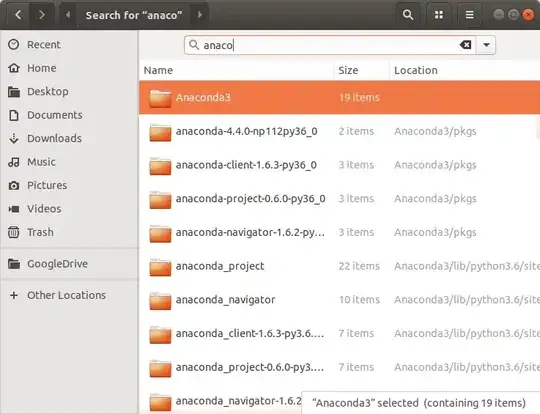 search results