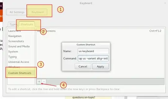 keyboard settings