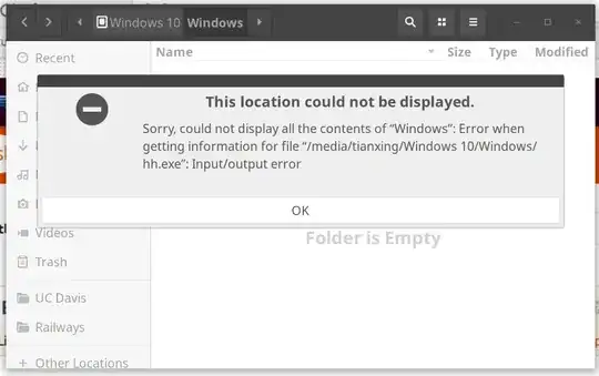 Input/Output Error