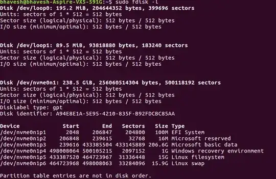 nvm partitions