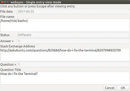 websync view button