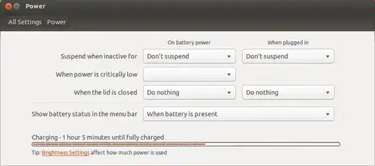 My Power Settings