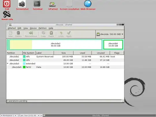 Running GParted