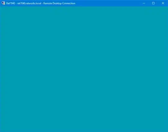 Blank screen