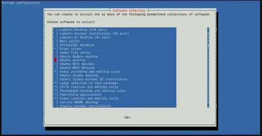 tasksel screenshot