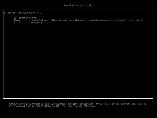 GRUB config
