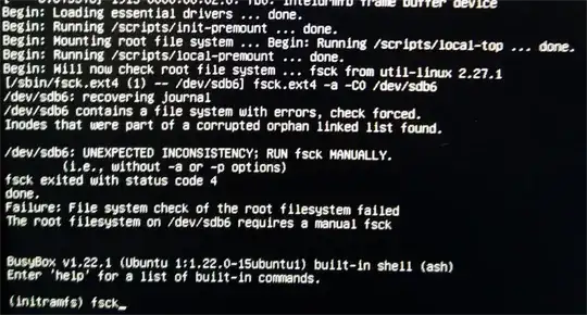 boot screen
