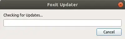 No progress while checking for updates