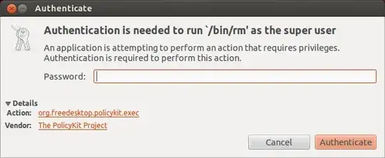 pkexec GUI prompt