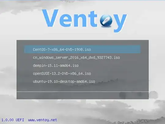 ventoy menu
