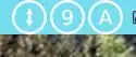 up/down arrow, number 9 and capital A icons in top panel