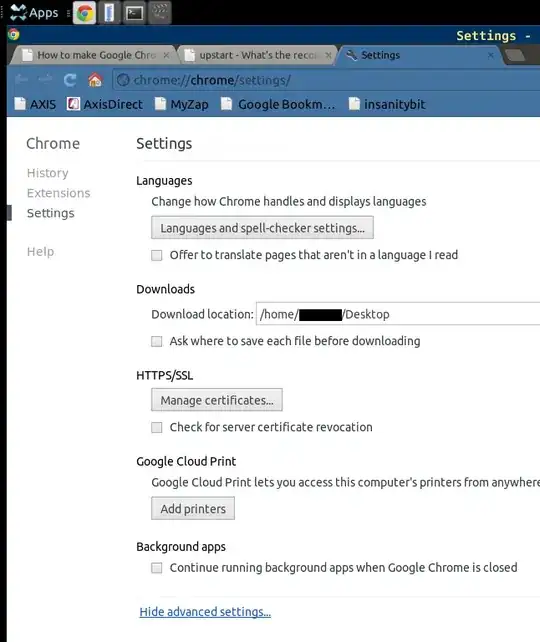 Background apps