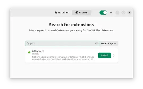 Extension Manager