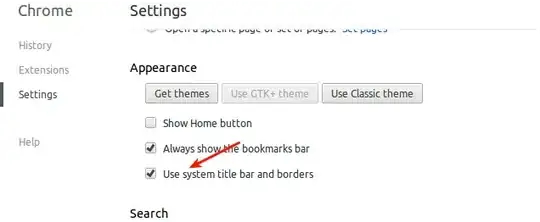 Chrome Settings