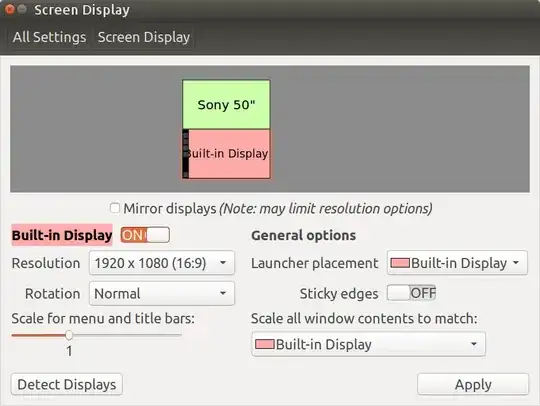 Screen no scaling