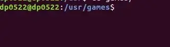 Target Terminal Screenshot