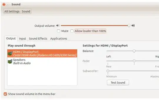 Sound Setting