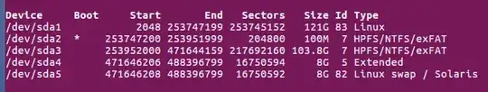 fdisk -l