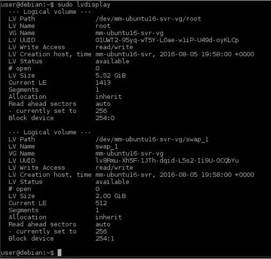 lvdisply output