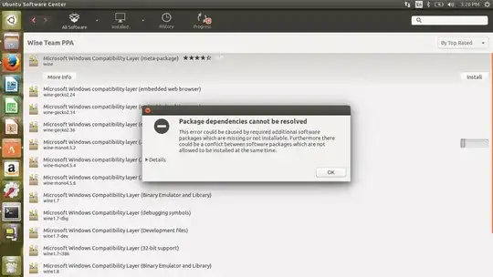 Error screenshot?
