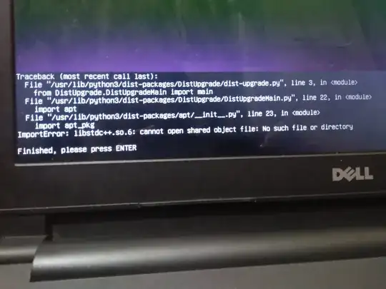 Error Screenshot