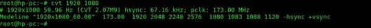 command output in terminal