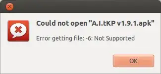error message