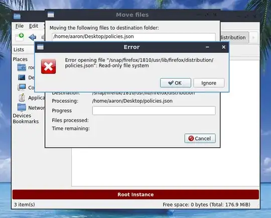 error message