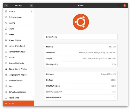 System Info