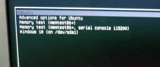 GRUB menu