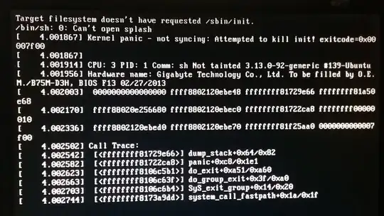 my error screen