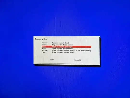 failed to update