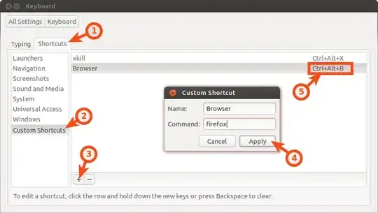add custom shortcut