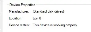 device properties