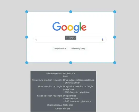 Taking a screenshot