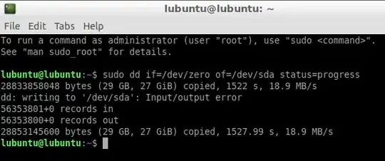 Input/output error