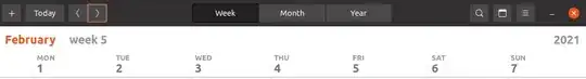 gnome-calendar screenshot