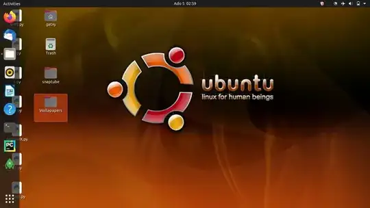 screenshot of desktop