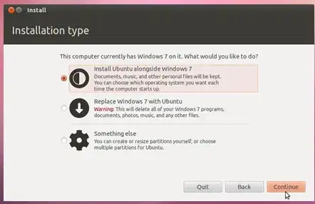 Installation type