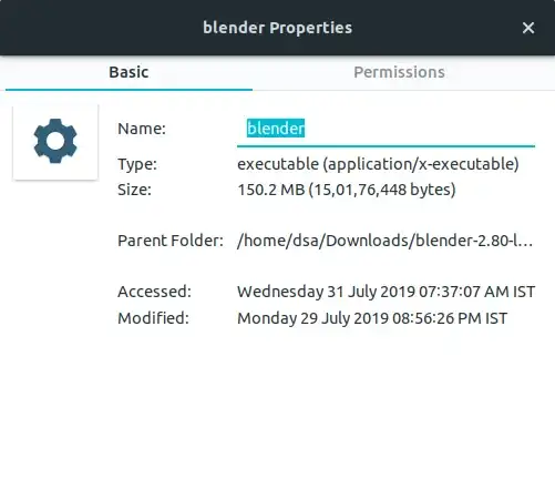 file properties