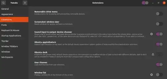 ubuntudock error