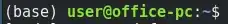 (base) user@office-pc:~$