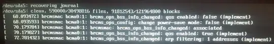 output upon boot