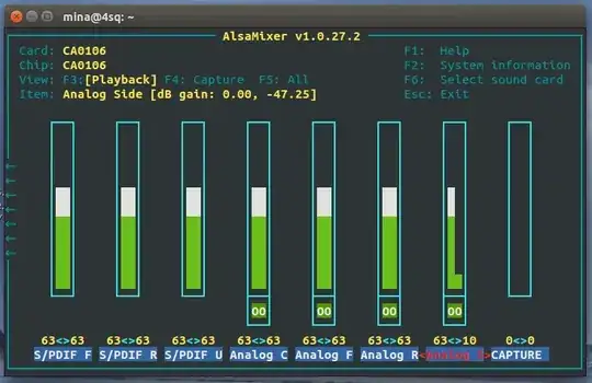 alsamixer