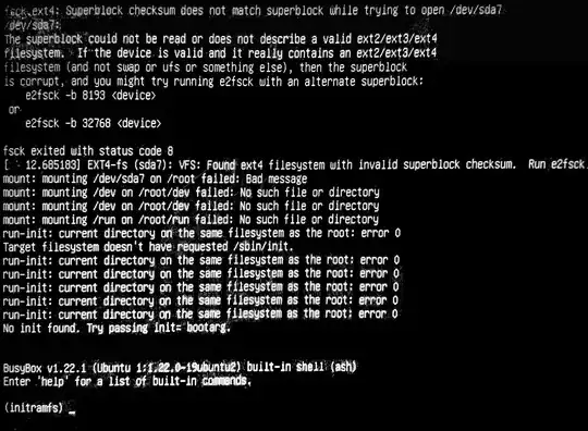 black screen