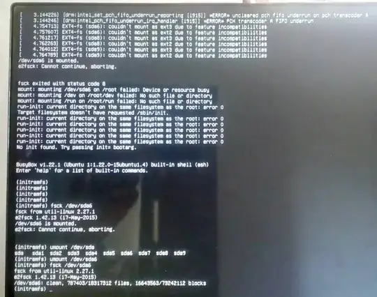 boot error